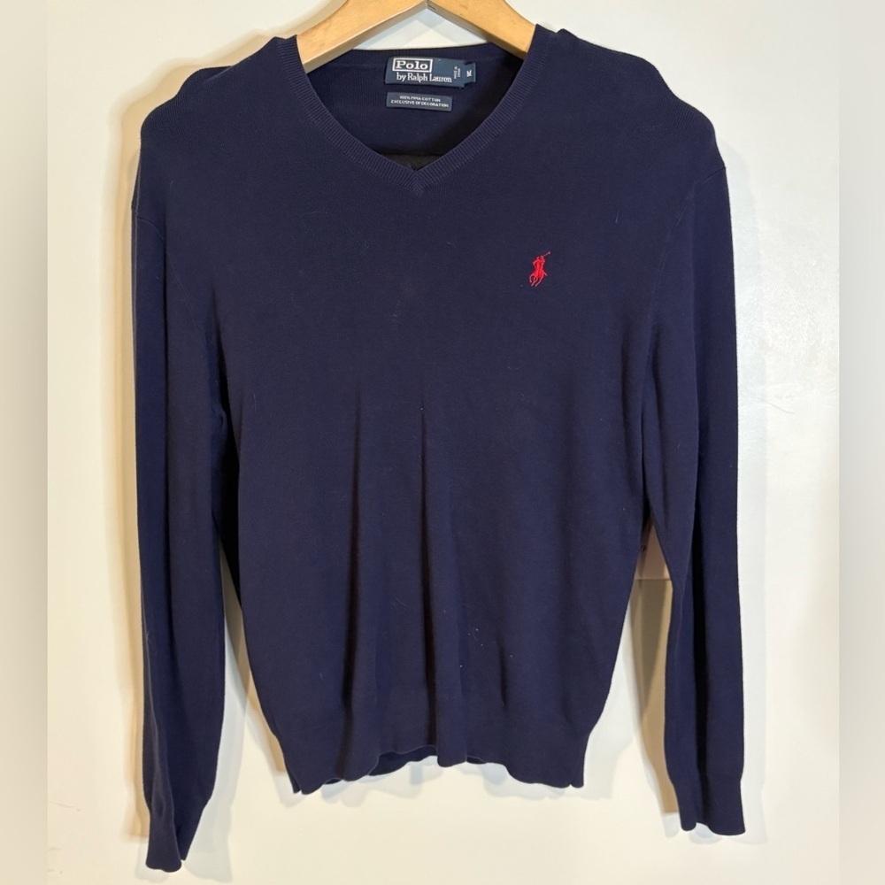 Polo Ralph Lauren Mens M Pima Cotton Sweater